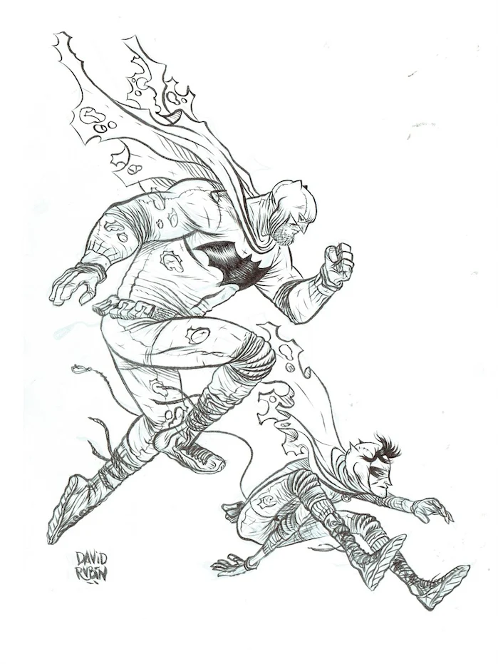 Batman Cover 2 pages