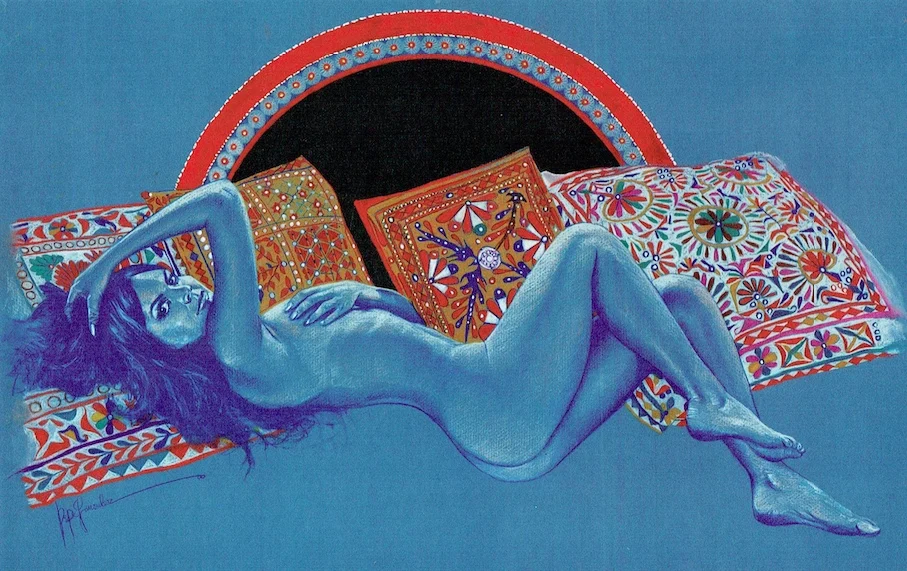 Mujer Azul