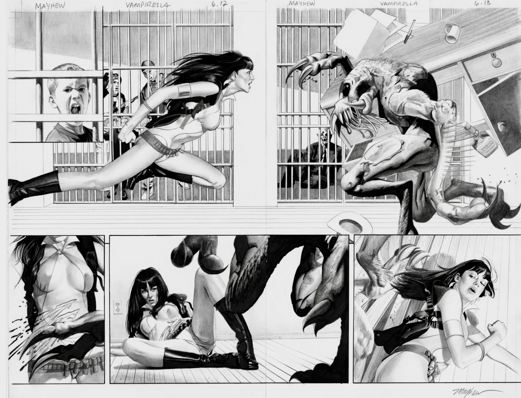 Vampirella Double page - Image 2